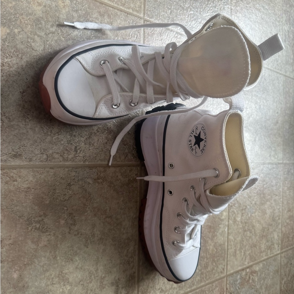 Converse White Canvas Sneakers